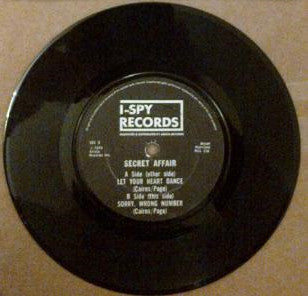 Secret Affair - Let Your Heart Dance - Used Vinyl Record 7"