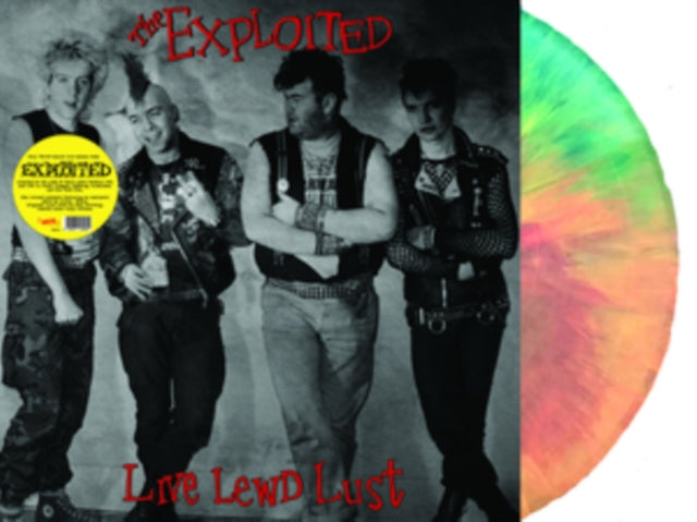 EXPLOITED - Live Lewd Lust (Multi-Colour Vinyl) - Vinyl Record