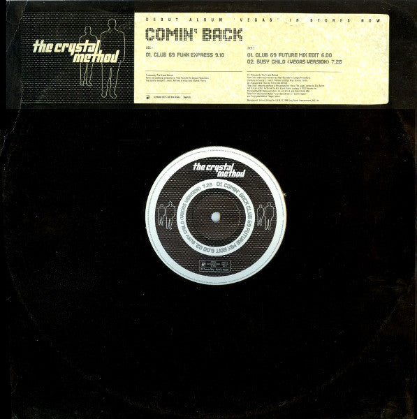 Crystal Method - Comin' Back - Used Vinyl Record 12"