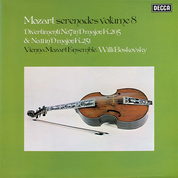 Wolfgang Amadeus Moz - Divertimenti No.7 In D Major, K.205 & No.11 I