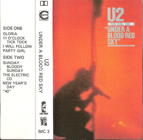U2 - Live "Under A Blood Red Sky" - Used Cassette