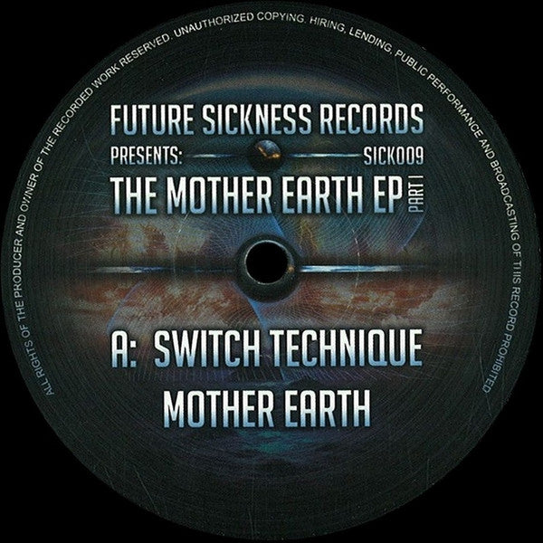 Switch Technique - Mother Earth EP Part I - New Vinyl Record 12"