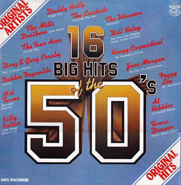 Various - 16 Big Hits Of The 50's - Used Vinyl Record