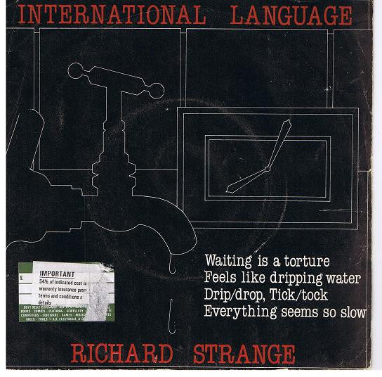 Richard Strange - International Language - Used Vinyl Record 7"