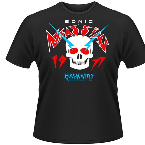 HAWKWIND - SONIC ASSASSINS - tshirt - Size S - New T Shirt