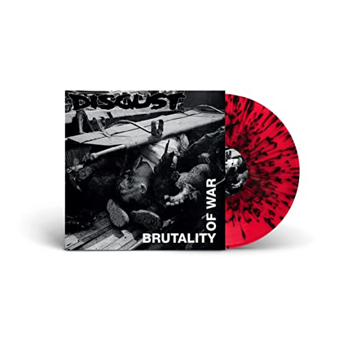 DISGUST - BRUTALITY OF WAR (RED/BLACK SPLATTER VINYL) - Vinyl Record