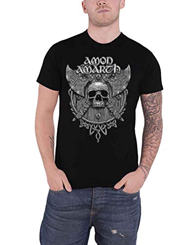 AMON AMARTH - GREY SKULL - tshirt - Size XXXL - New T Shirt