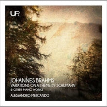 Brahms: Variations On A Theme By Schumann & Other Piano Work - CD