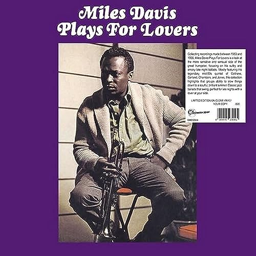 MILES DAVIS - Plays For Lovers (Numbered Edition) (Clear Vinyl) - New