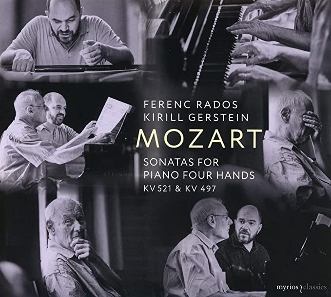 FERENC RADOS & KIRIL - MOZART SONATAS FOR PIANO FOUR - cd