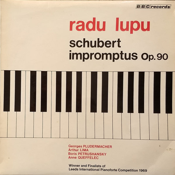Radu Lupu - Leeds International Pianoforte Competition, 1969   Disc N