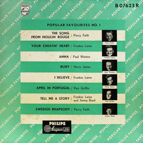 Various - Popular Favourites No. 1 - Used Vinyl Record