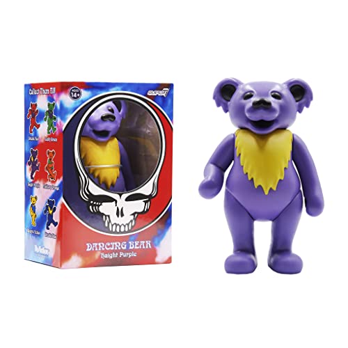 GRATEFUL DEAD - - Dancing Bear (Haight Purple) Reaction Figure - New F