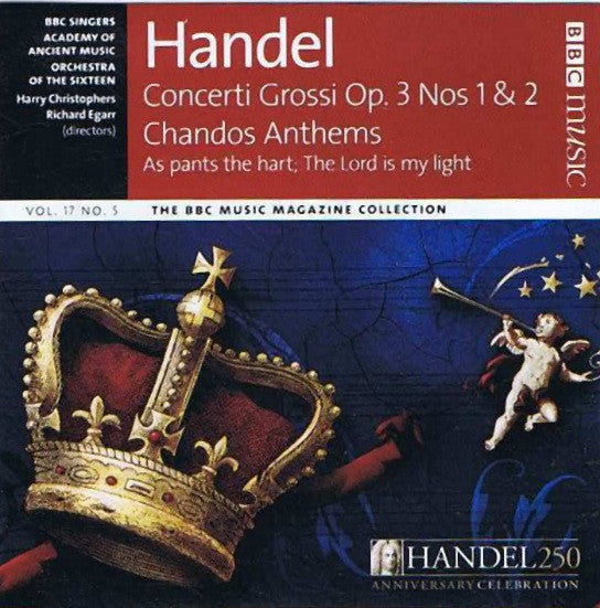 Georg Friedrich Hand - Handel Concerti Grossi; Chandos Anthems - Used