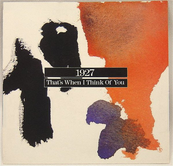 1927 - That's When I Think Of You - Used Vinyl Record 7"