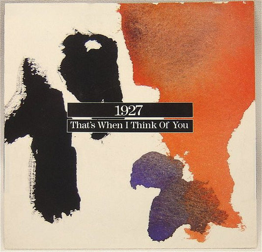 1927 - That's When I Think Of You - Used Vinyl Record 7"