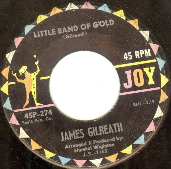 James Gilreath - Little Band Of Gold - Used Vinyl Record 7"