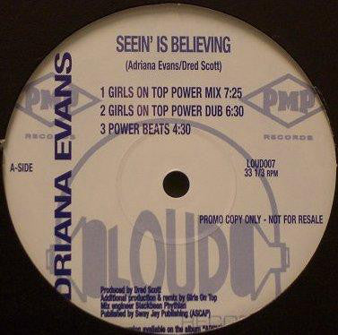 Adriana Evans - Seein' Is Believing - Used Vinyl Record 12"