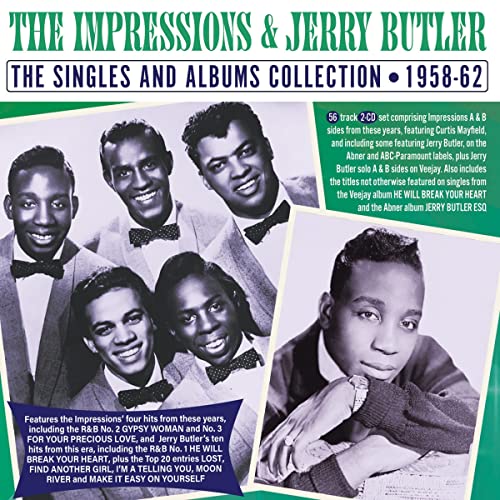 IMPRESSIONS / BUTLER - SINGLES AND ALBUMS COLLECTION 1958-62 - CD / Al