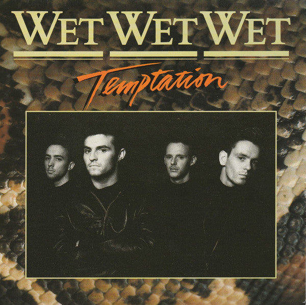 Wet Wet Wet - Temptation - Used Vinyl Record 7"