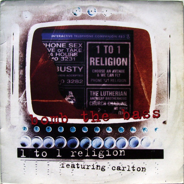 Bomb The Bass - One To One Religion - Used Vinyl Record 12"
