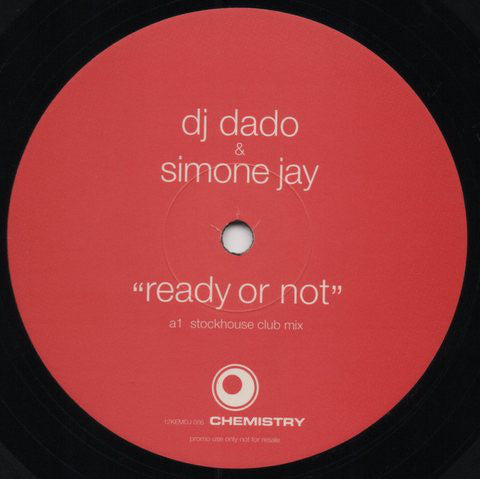 DJ Dado - Ready Or Not - Used Vinyl Record 12"