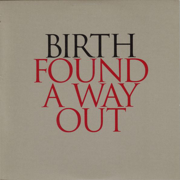 Birth - Found A Way Out - Used CD