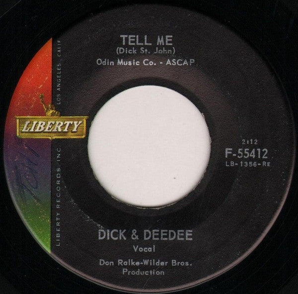 Dick And Dee Dee - Tell Me - Used Vinyl Record 7"