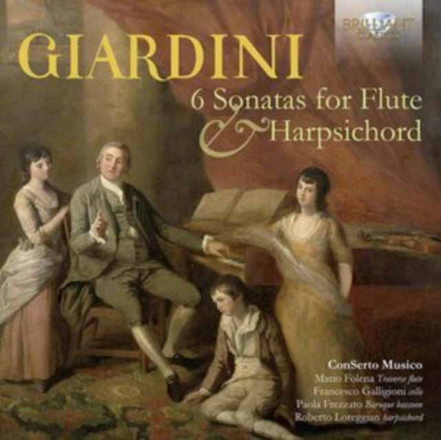 CONSERTO MUSICO; MAR - GIARDINI 6 SONATAS FOR FLUTE - CD