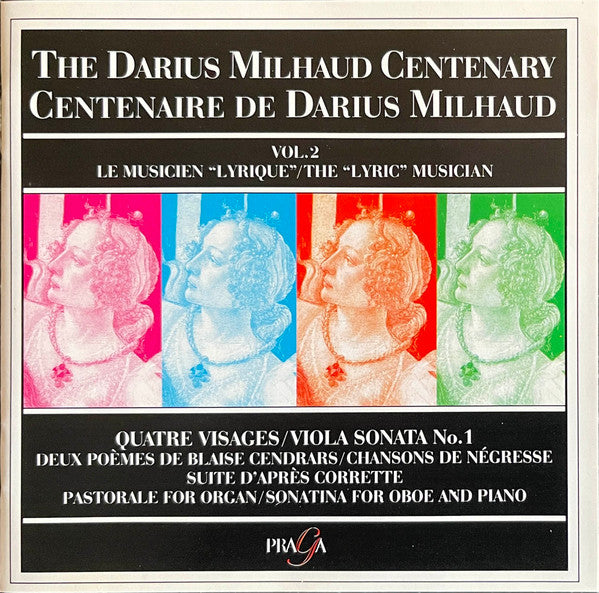 Darius Milhaud - Centenary / Centenaire De  - Vol.2 - Le Musicien "Ly