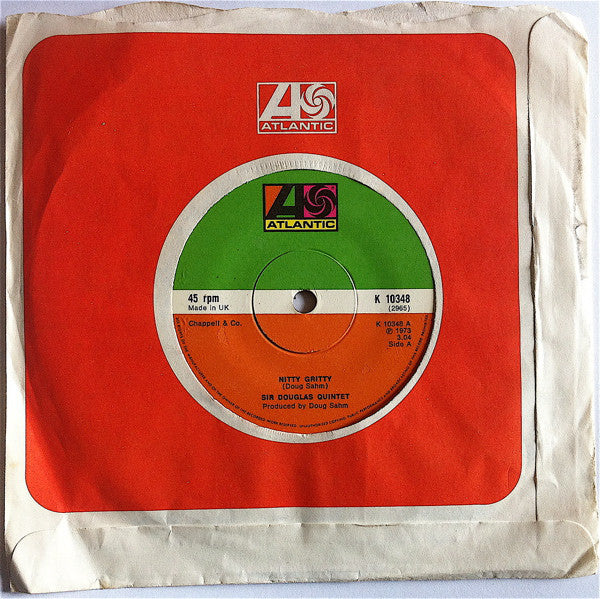 Sir Douglas Quintet - Nitty Gritty - Used Vinyl Record 7"