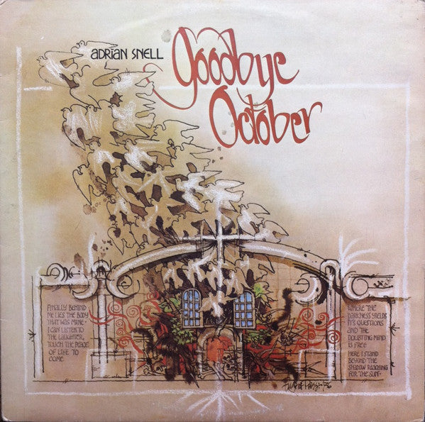 Adrian Snell - Goodbye October - Used Vinyl Record