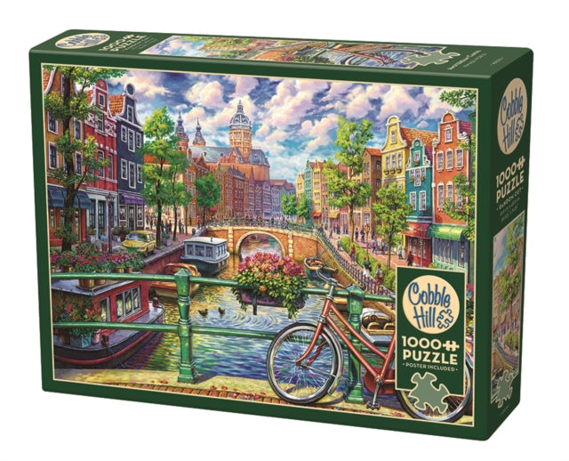 Amsterdam Canal 1000 Piece Puzzle - New Paperback