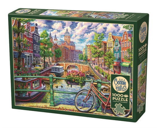 Amsterdam Canal 1000 Piece Puzzle - New Paperback