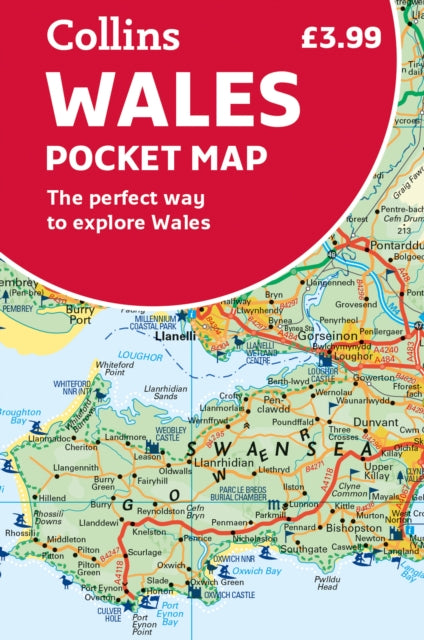 Collins Maps - Wales Pocket Map : The Perfect Way to Explore Wales - N