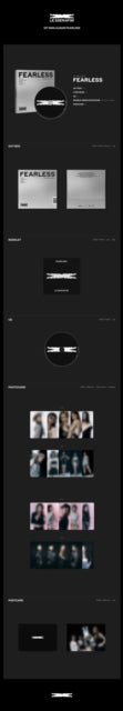 LE SSERAFIM - 1st Mini Album 'FEARLESS' (Monochrome Bouquet Ver
