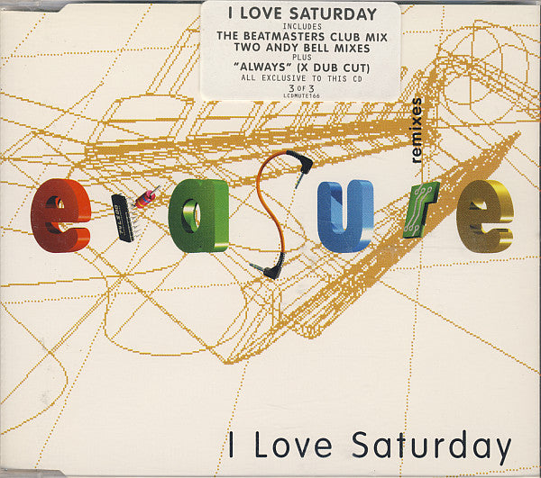 Erasure - I Love Saturday (Remixes) - Used CD