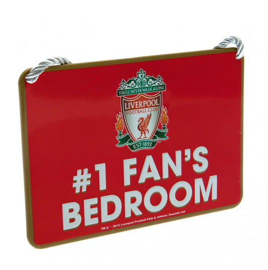 Liverpool FC - Bedroom Sign No1 Fan - New Metal Signs