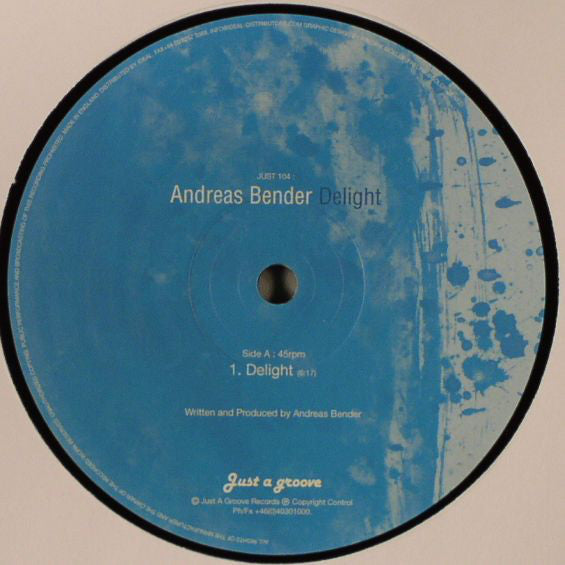 Andreas Bender - Delight - Used Vinyl Record 12"