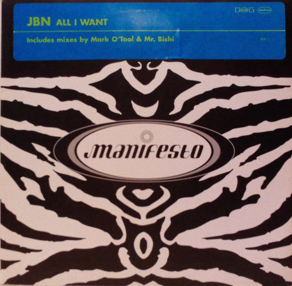 JBN - All I Want - Used Vinyl Record 12"