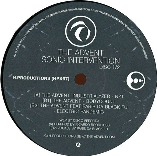 Advent - Sonic Intervention (Disc 1/2) - New Vinyl Record 12"