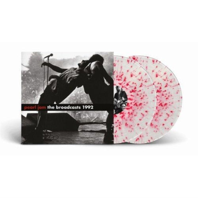 PEARL JAM - 1992 Broadcasts (Clear/Red Splatter Vinyl) - Vinyl Record