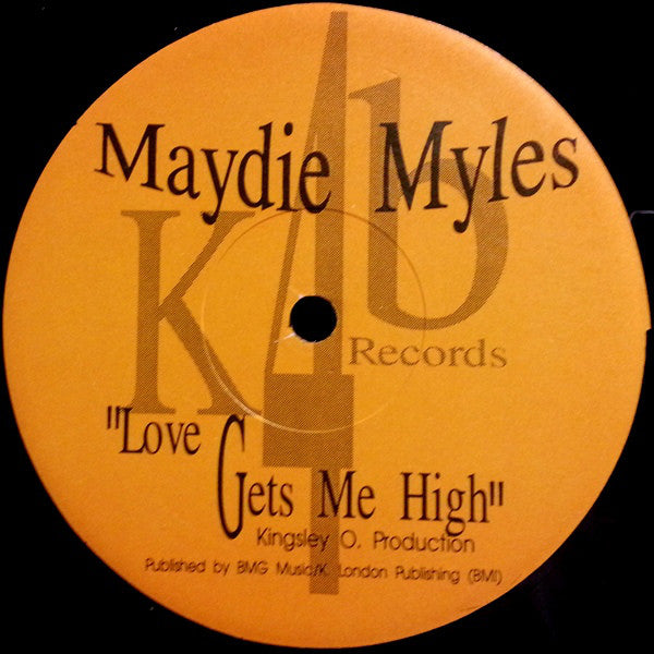 Maydie Myles - Love Gets Me High - Used Vinyl Record 12"
