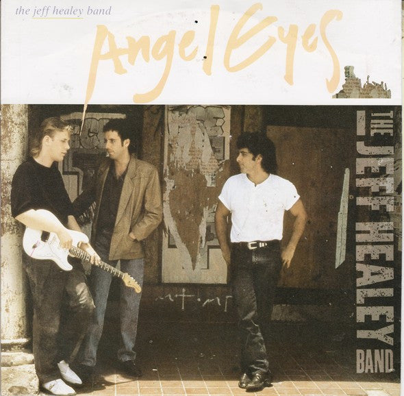 Jeff Healey Band - Angel Eyes - Used Vinyl Record 7"