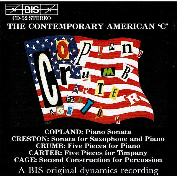 Aaron Copland - Contemporary American "C" - Used CD