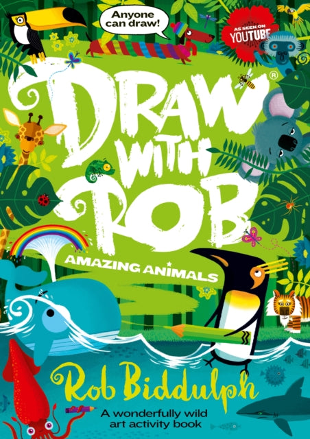 Rob Biddulph - Draw With Rob: Amazing Animals - Paperback