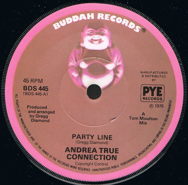 Andrea True Connecti - Party Line - Used Vinyl Record 7"