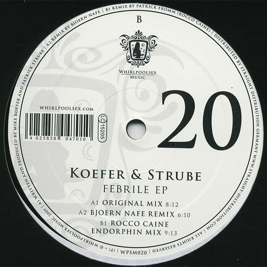 Koefer & Strube - Febrile EP - New Vinyl Record 12"