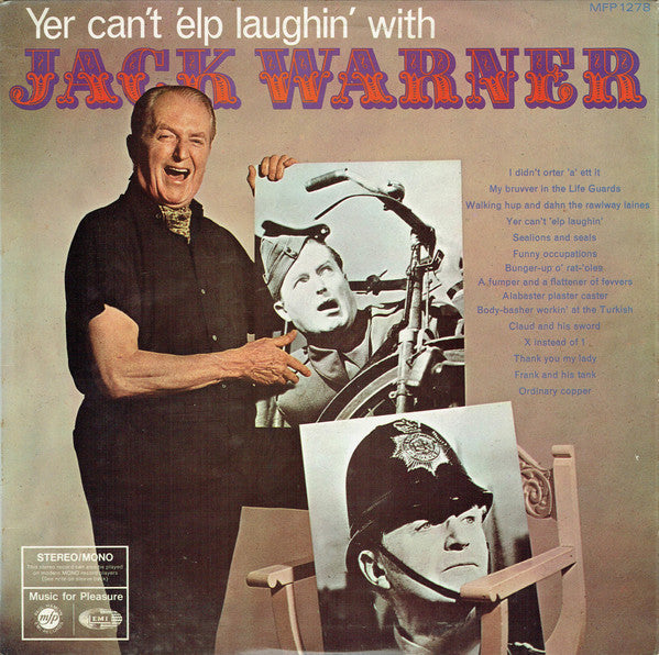 Jack Warner - Yer Can't 'Elp Laughin' With - Used Vinyl Record