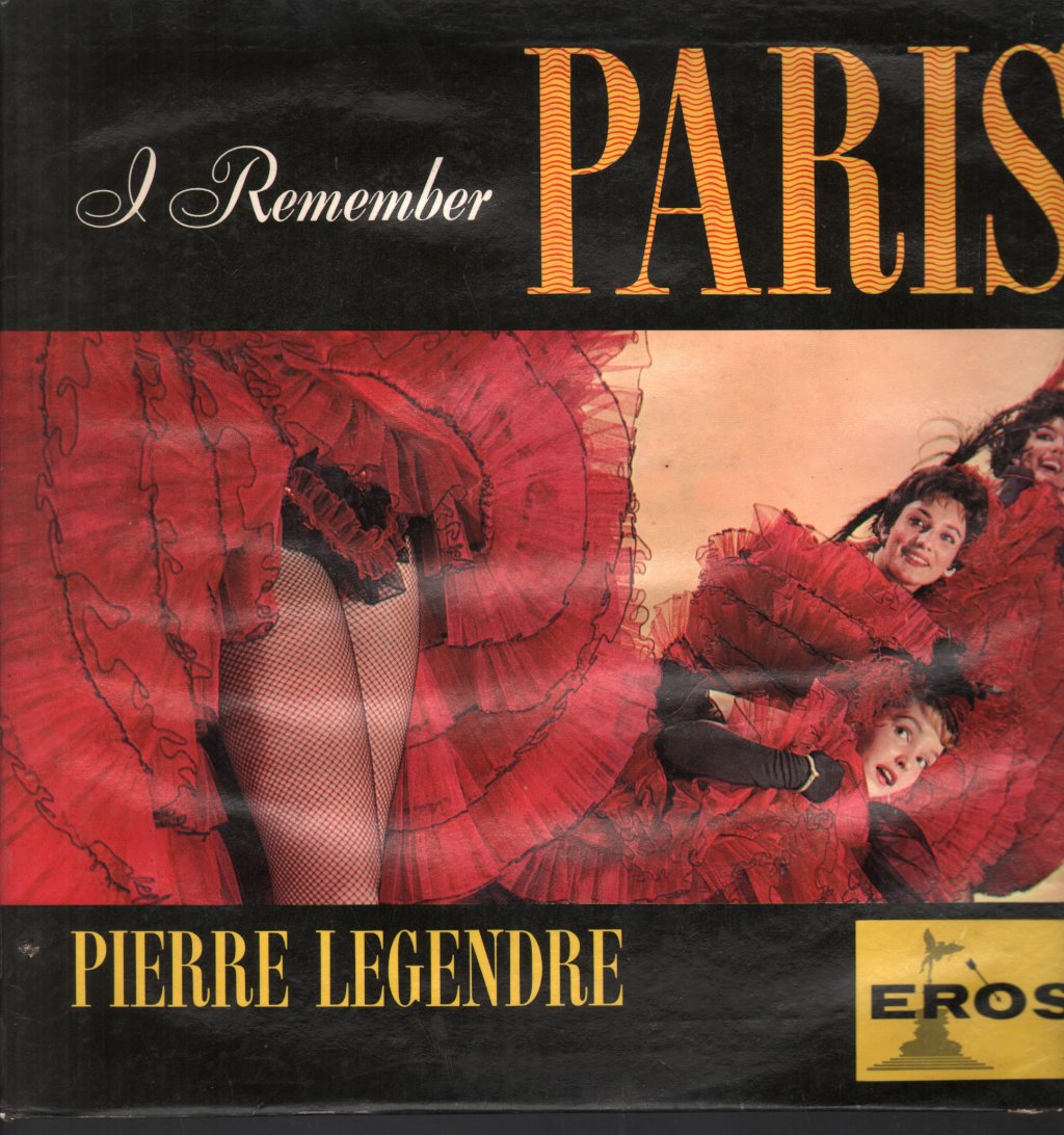 Pierre Legendre - I Remember Paris - Used Vinyl Record